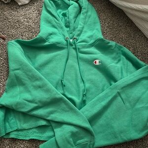 cropped champion women’s sweatshirt